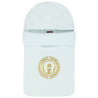 Baby Boys Blue & Gold Logo Nest, 2, hi-res